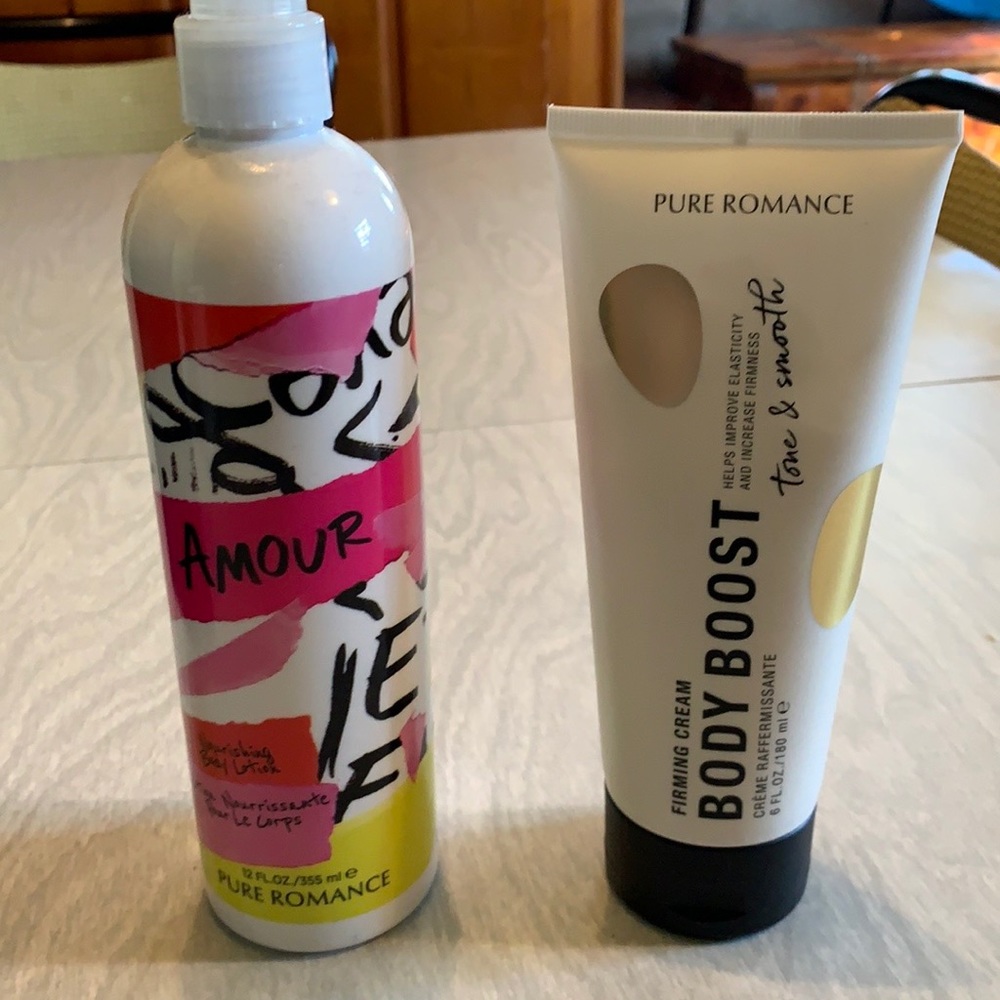Body boost lotion, amour lotion, sweet fantasies, maple bacon sensation